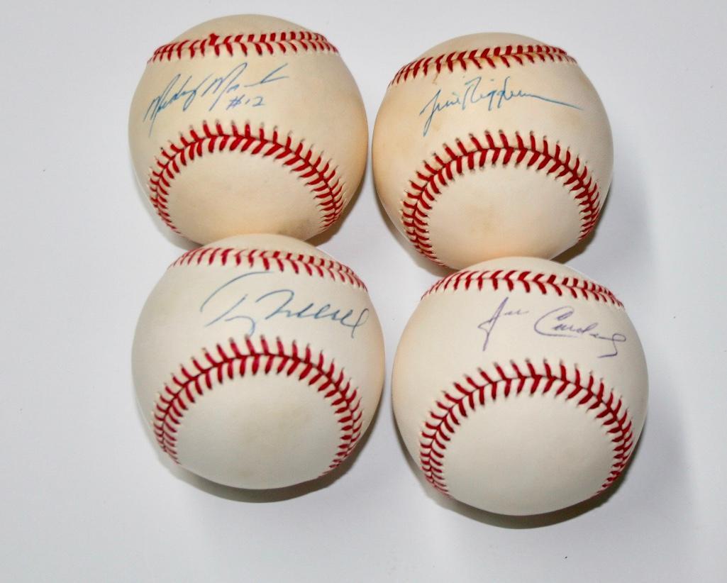 4 Signed Baseballs of Former Cubs - Riggleman, (1 of 1)