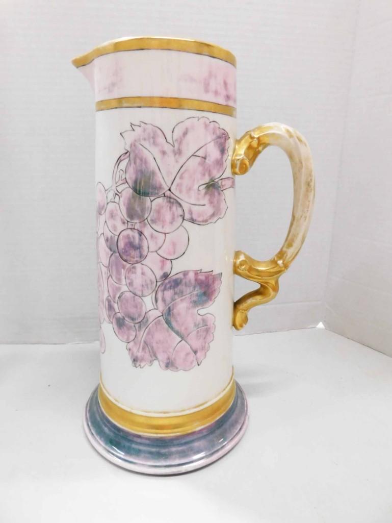 Antique JPL France Jean Pouyat Limoges Pitcher Ewer (1 of 5)