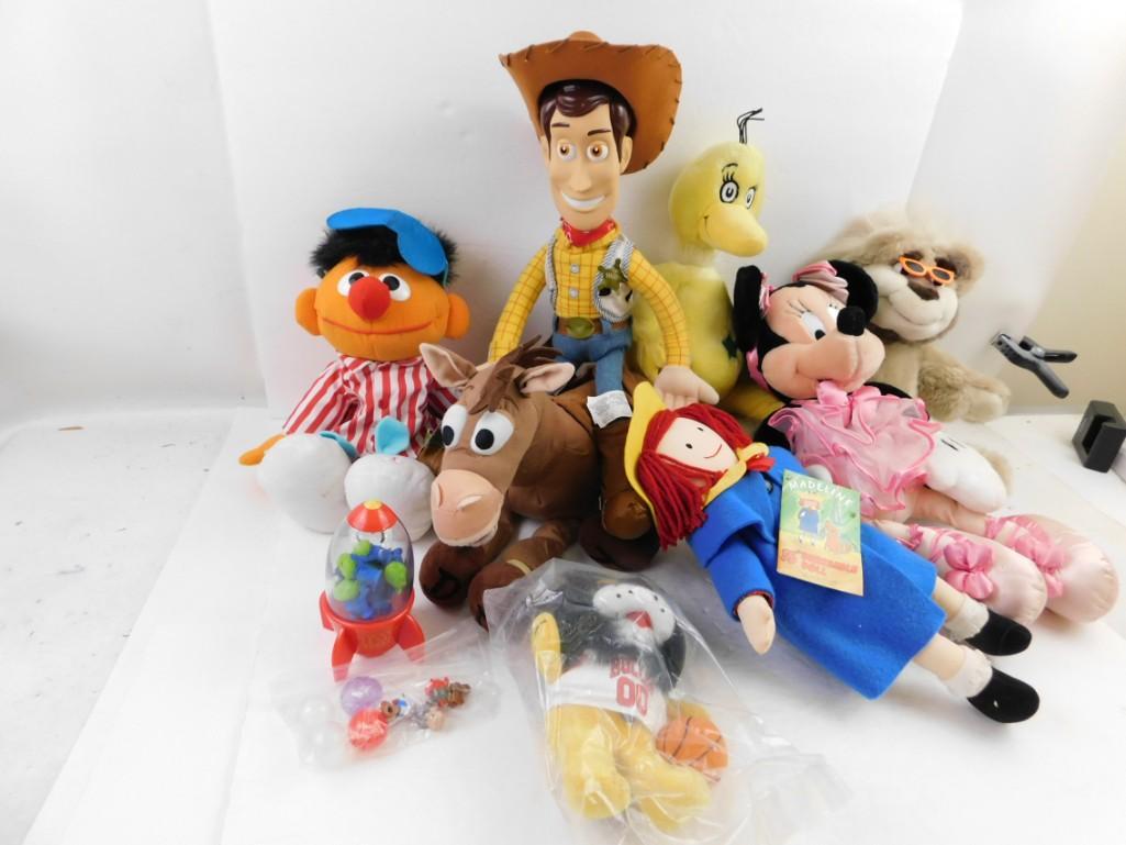 Disney Pixar Toy Story Woody , Bullseye Horse , Minnie (1 of 7)