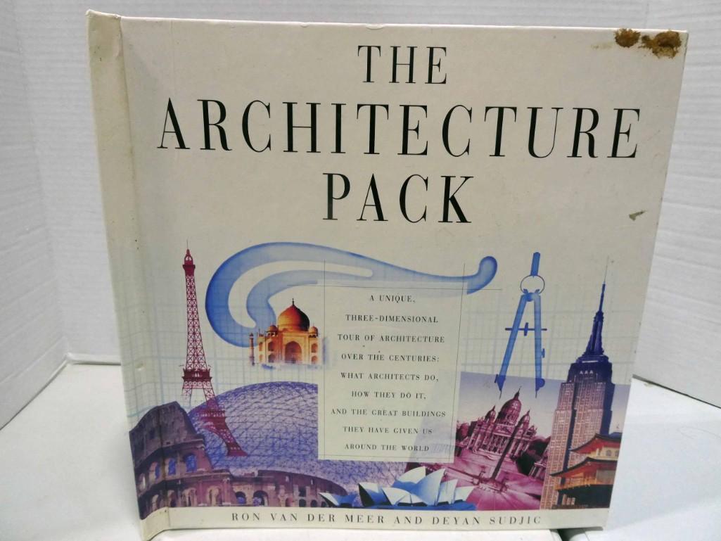 The Architecture Pack 3D Pop Up Book Ron Van Der Meer: The Architecture Pack 3D Pop Up Coffee Table Book Ron Van Der Meer and Deyan Sudjic Condition: has some grime on the front and back covers