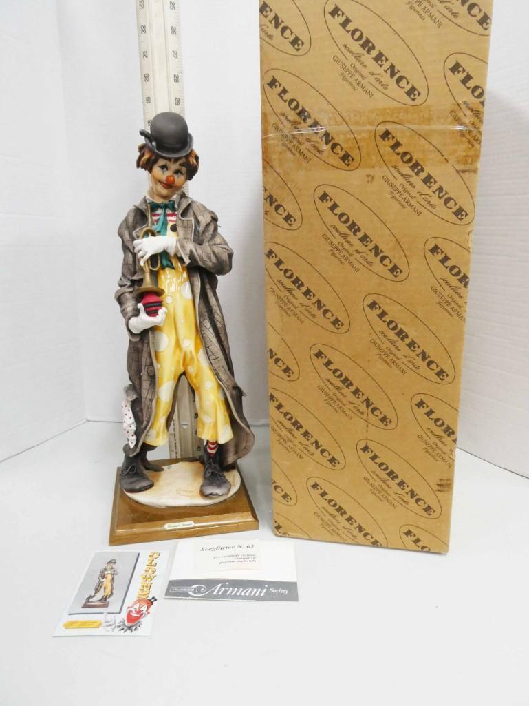 Giuseppe Armani Florence Clown Large Figurine Approx (1 of 6)