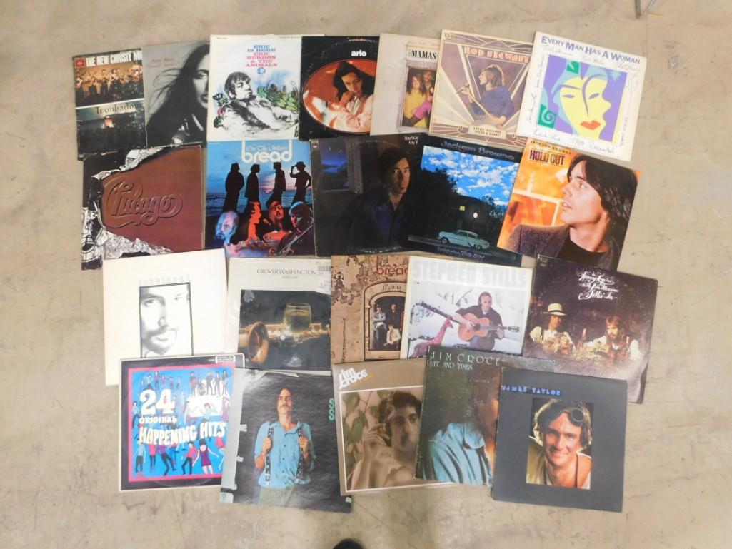 Lot of Vinyl Record Albums including Chicago, Bread, (1 of 3)
