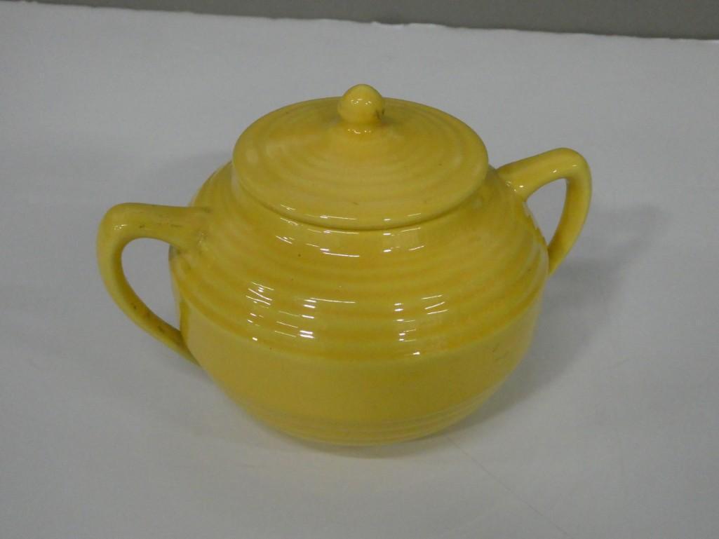 Bauer Sugar Bowl with Lid (1 of 5)