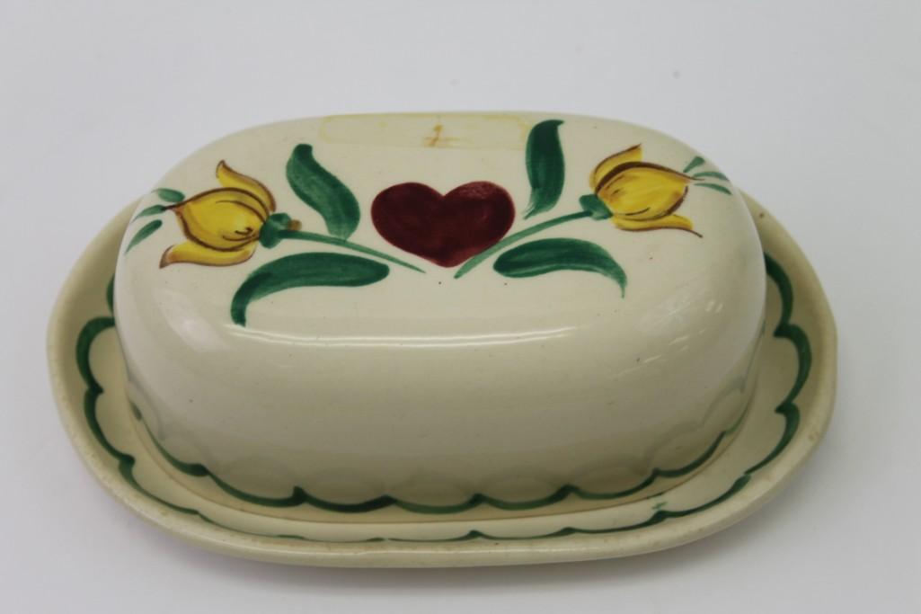 Bauer Butter Dish With Lid (1 of 5)