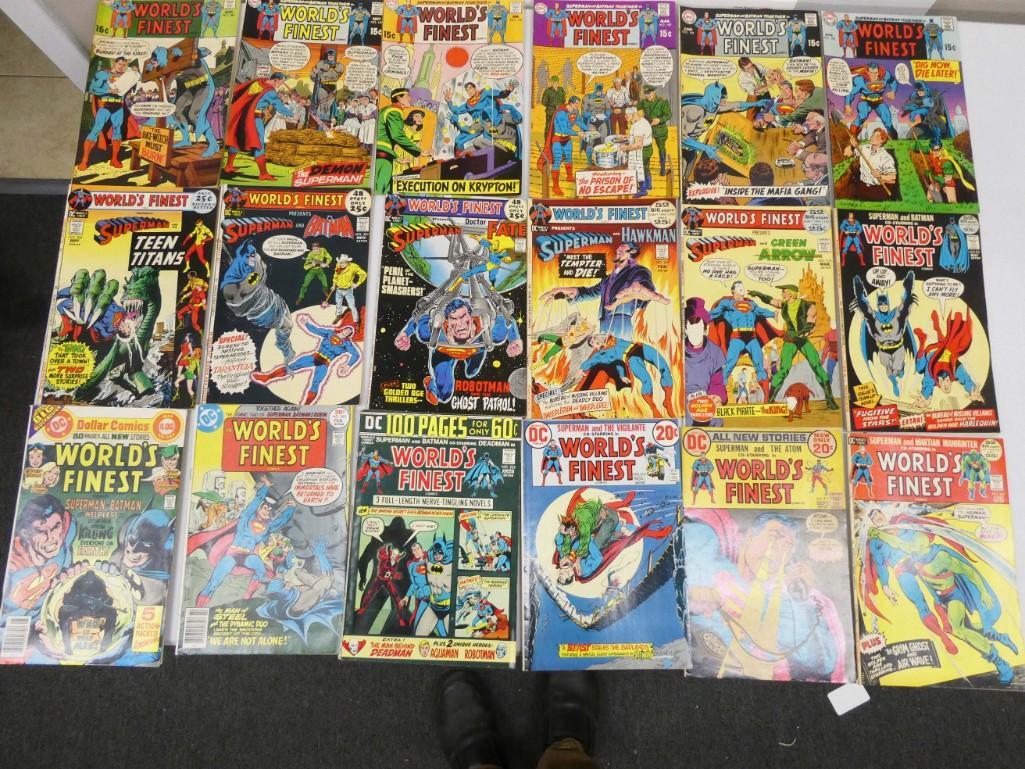 18 World's Finest DC Comics from 15 cent to 60 cent (1 of 3)