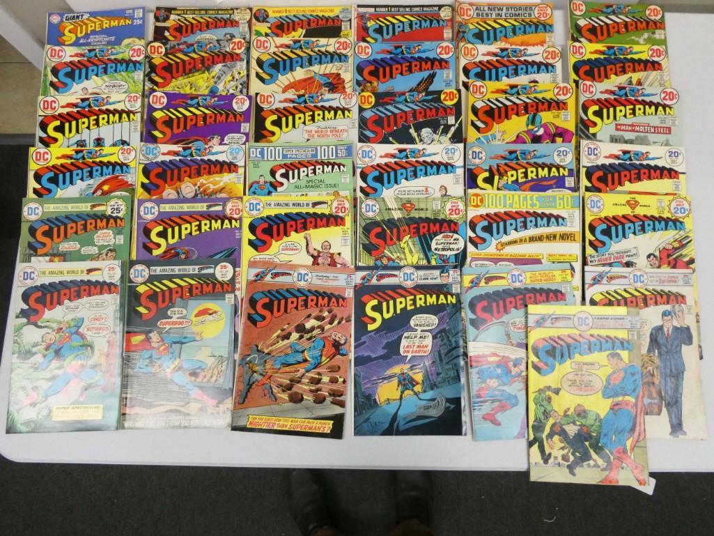 37 Superman Comics incl Giant Issues 20 Cent to 60 cent (1 of 3)
