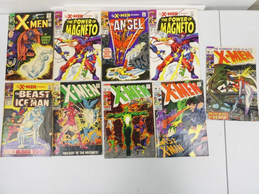 9 Marvel X-men Comic Books 12 cent and 15 cent Comics (1 of 4)