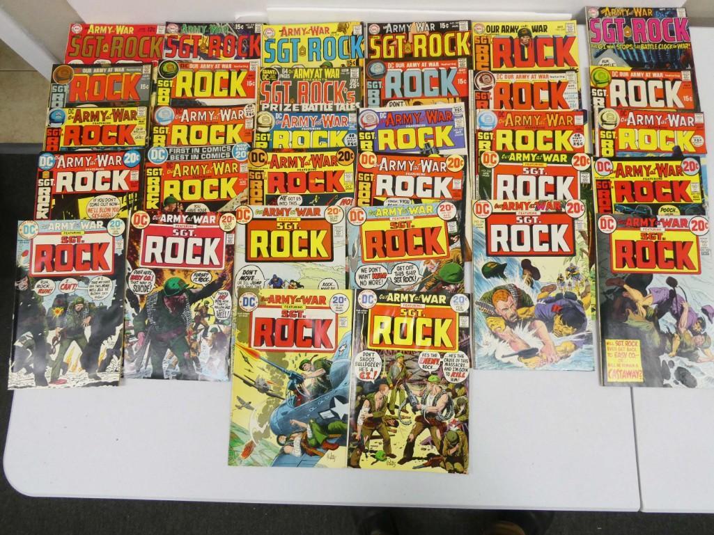 32 DC Comics incl Our Army at War Featuring Sgt Rock 12 (1 of 4)