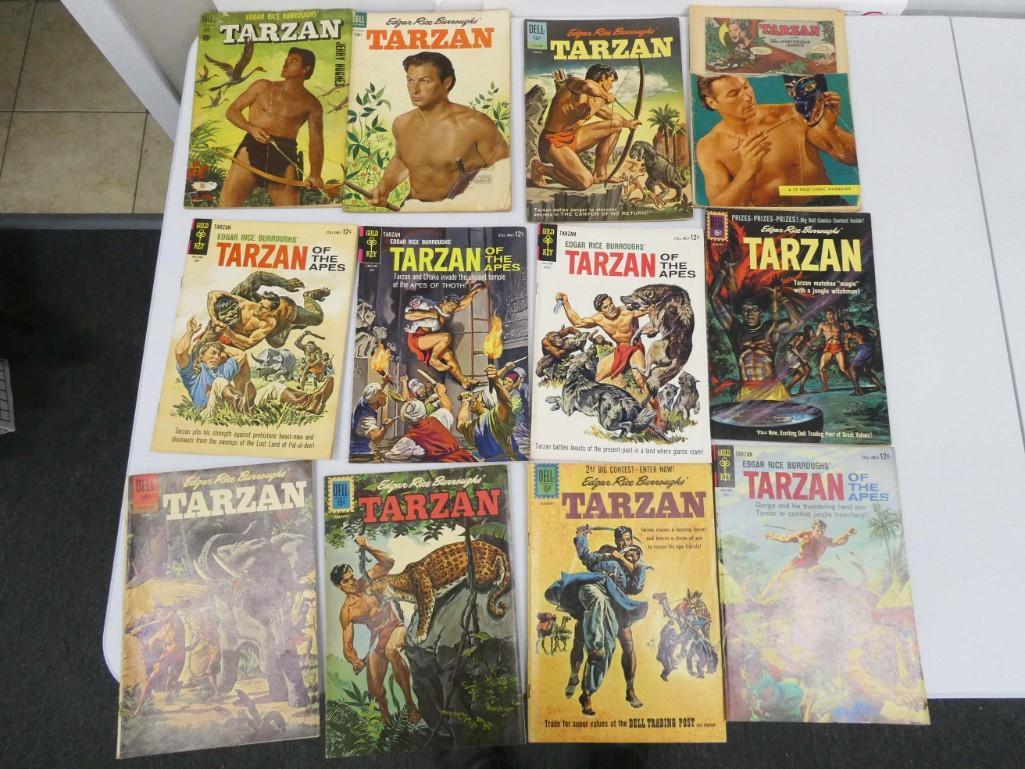 12 Dell and Gold Key Comics Featuring Tarzan 10 cent to (1 of 3)