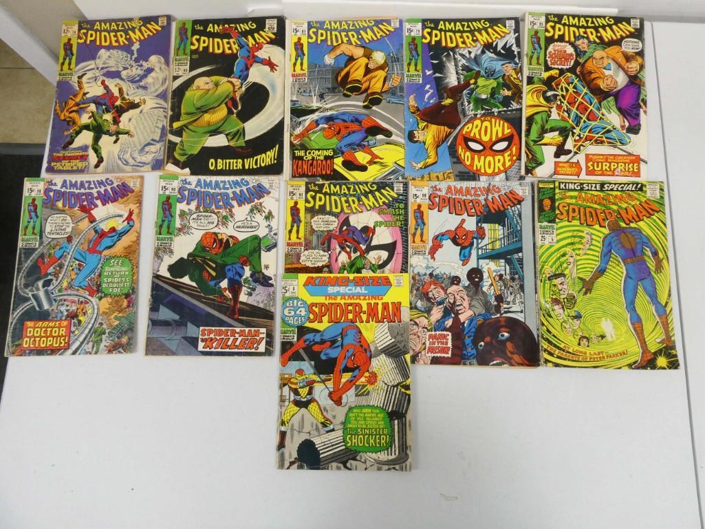 11 The Amazing Spider-man Comic Books 12 cent to 25 (1 of 4)