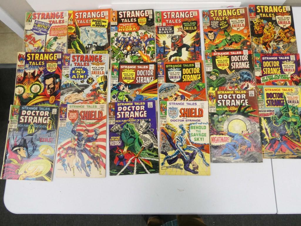 18 Comic Books incl Strange Tales Featuring Nick Fury (1 of 4)