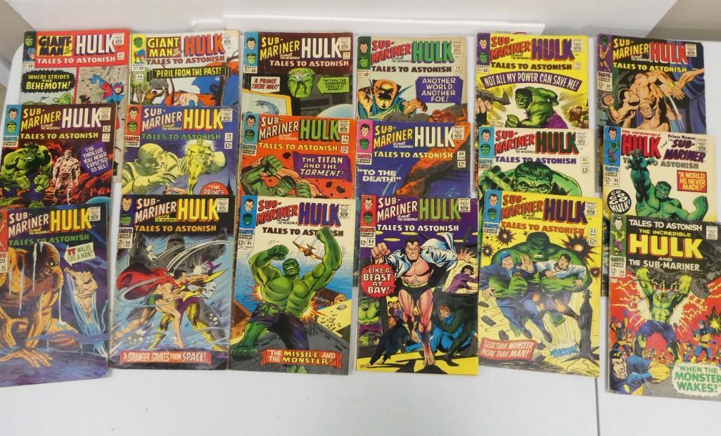 18 Comic Books Featuring The Incredible Hulk , (1 of 4)