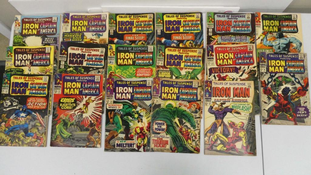 17 Vintage Comic Books incl Tales of Suspense featuring (1 of 4)