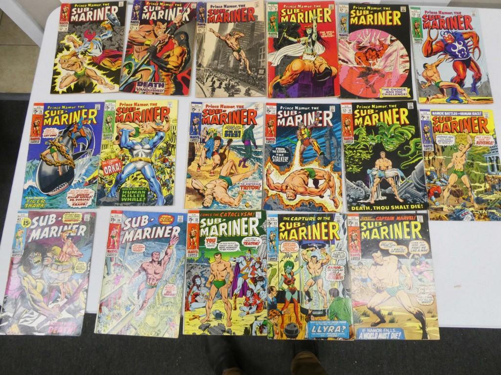 17 Comics Featuring Sub-Mariner , etc .  Vintage 12 (1 of 4)