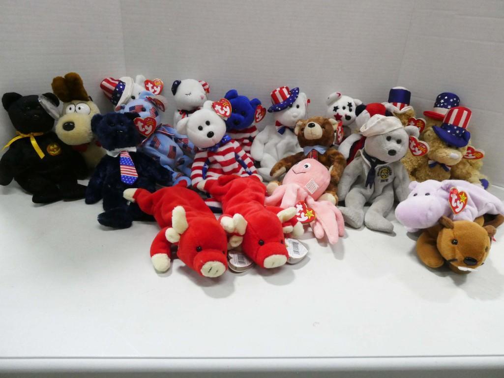 Lot of Ty Beanie Babies etc: Lot of Ty Beanie Babies etc