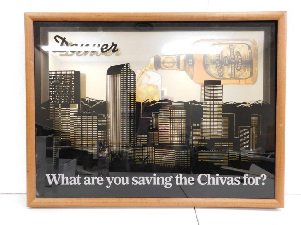 Bar Advertising Mirror Chivas Denver (1 of 3)