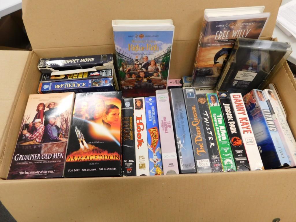 Lot of VHS Tapes incl Armageddon , Grumpier Old Men , (1 of 3)