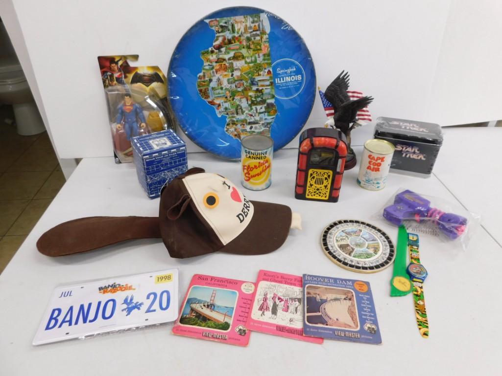 Collectibles and Smalls incl Superman Action Figure , (1 of 5)