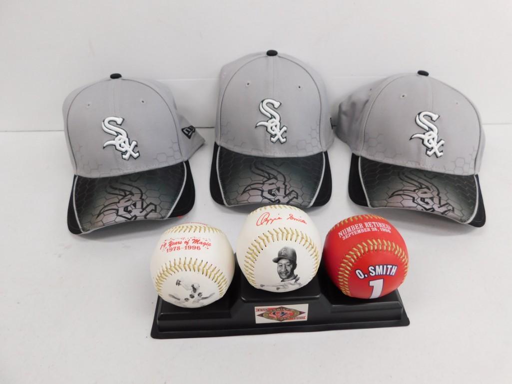 3 Chicago White Sox Hats or Caps and 3 Salute to the (1 of 3)