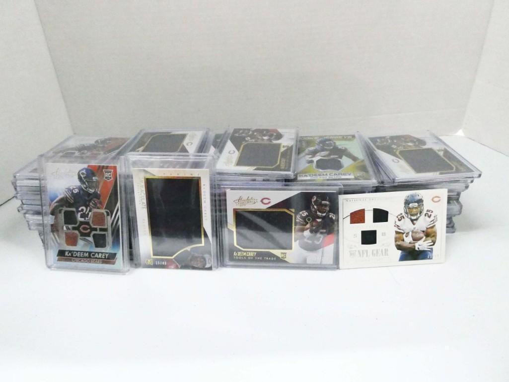 Lot of Ka'Deem Carey Jersey Cards (1 of 4)