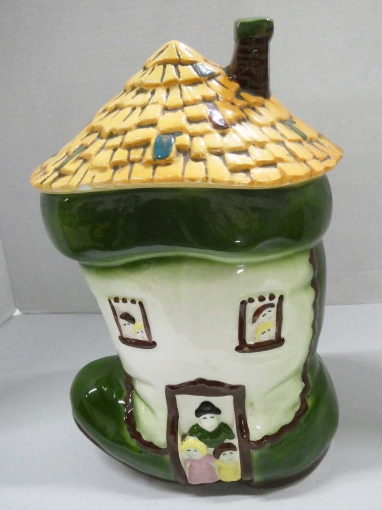 Old Woman who Lived in a Shoe Cookie Jar: Old Woman who Lived in a Shoe Cookie Jar