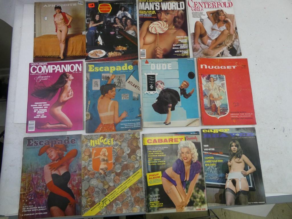 Lot of Vintage Adult Magazines including some from the (1 of 3)
