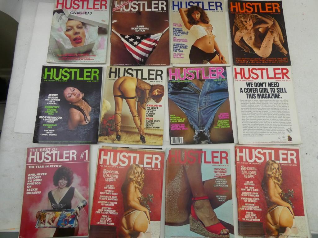 Lot of 12 Assorted Hustler Magazines (1 of 3)