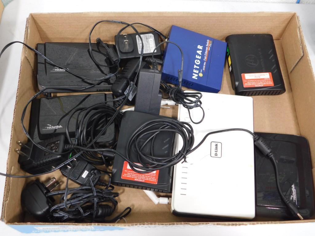Misc Electronic Devices Mostly Routers and Ethernet (1 of 4)
