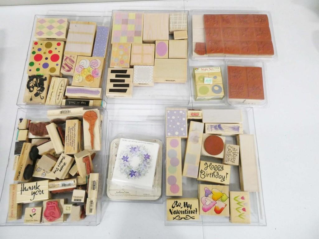 Lot of Rubber Stamps for Scrapbooking (1 of 5)