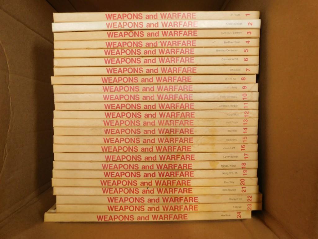 Set of 24 Weapons and Warfare Books (1 of 4)