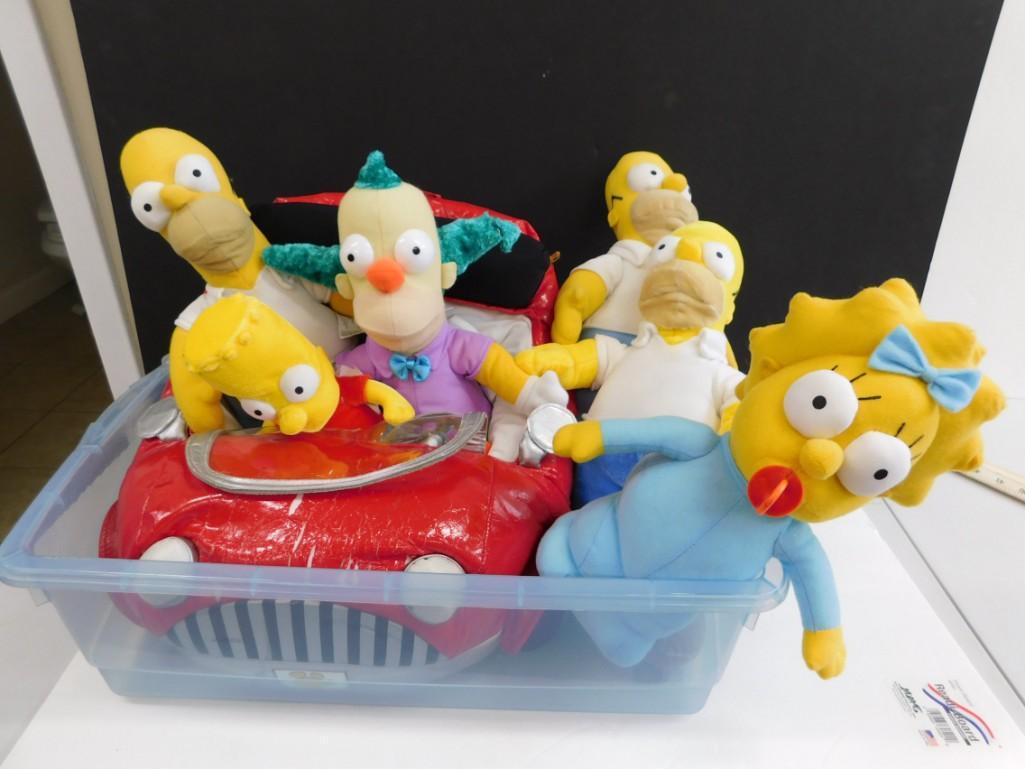 Lot of The Simpsons Plush incl Bart , Maggie , Krusty , (1 of 6)