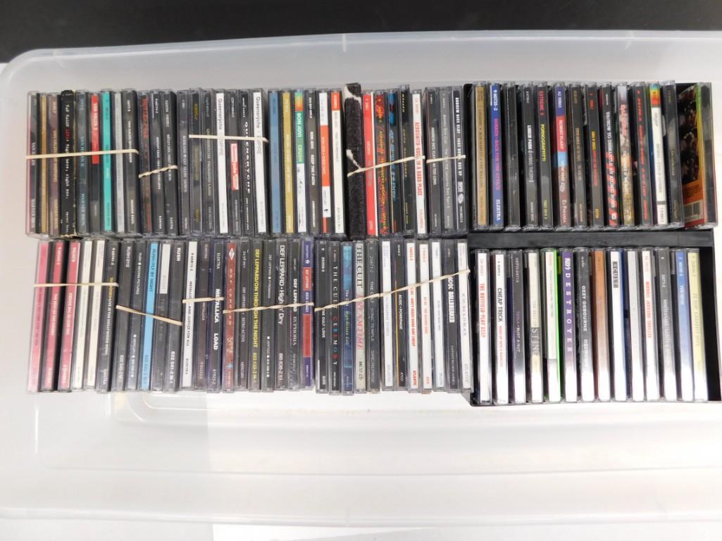 Lot of CDs incl Motley Crue, Rush, Metallica , Dokken, (1 of 4)