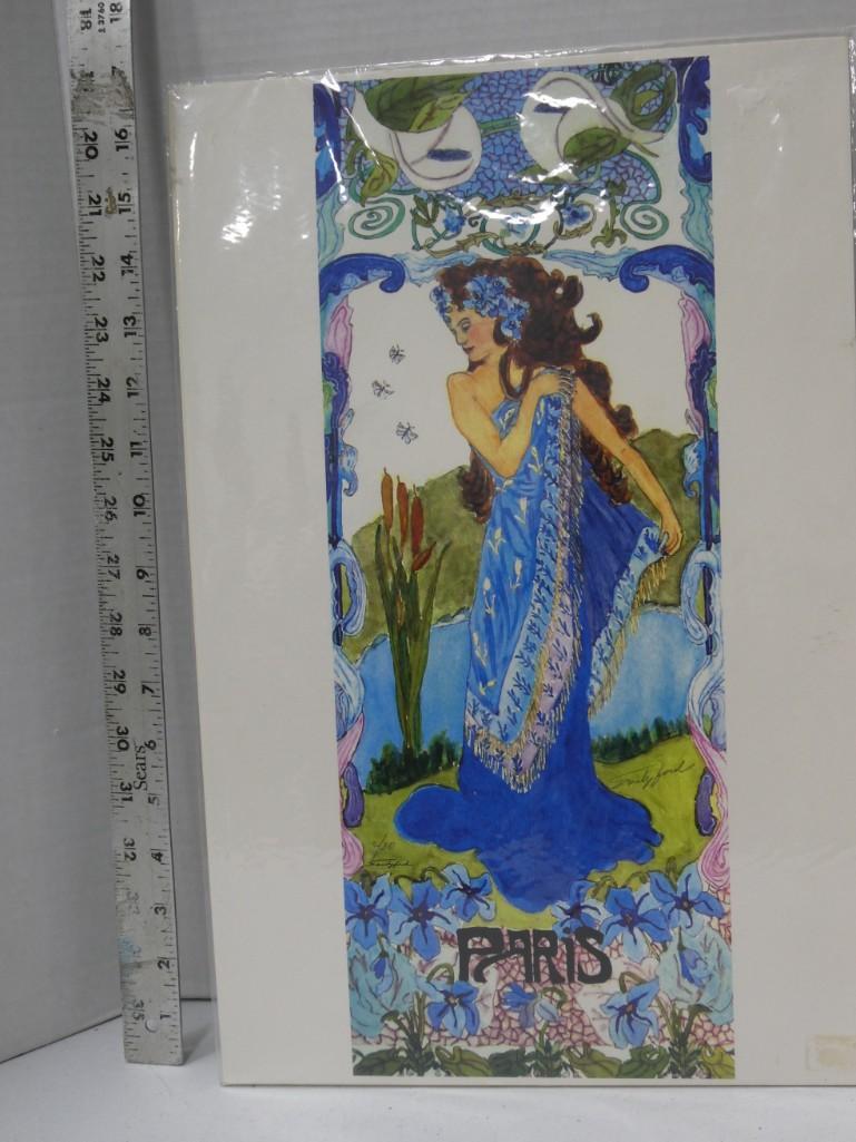 Sandy Ford Art Deco Lithograph (1 of 3)