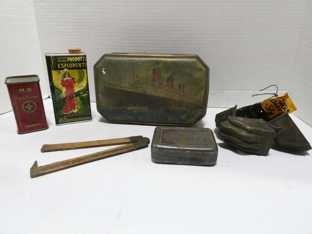 Vintage Lot incl Tins , etc (1 of 3)