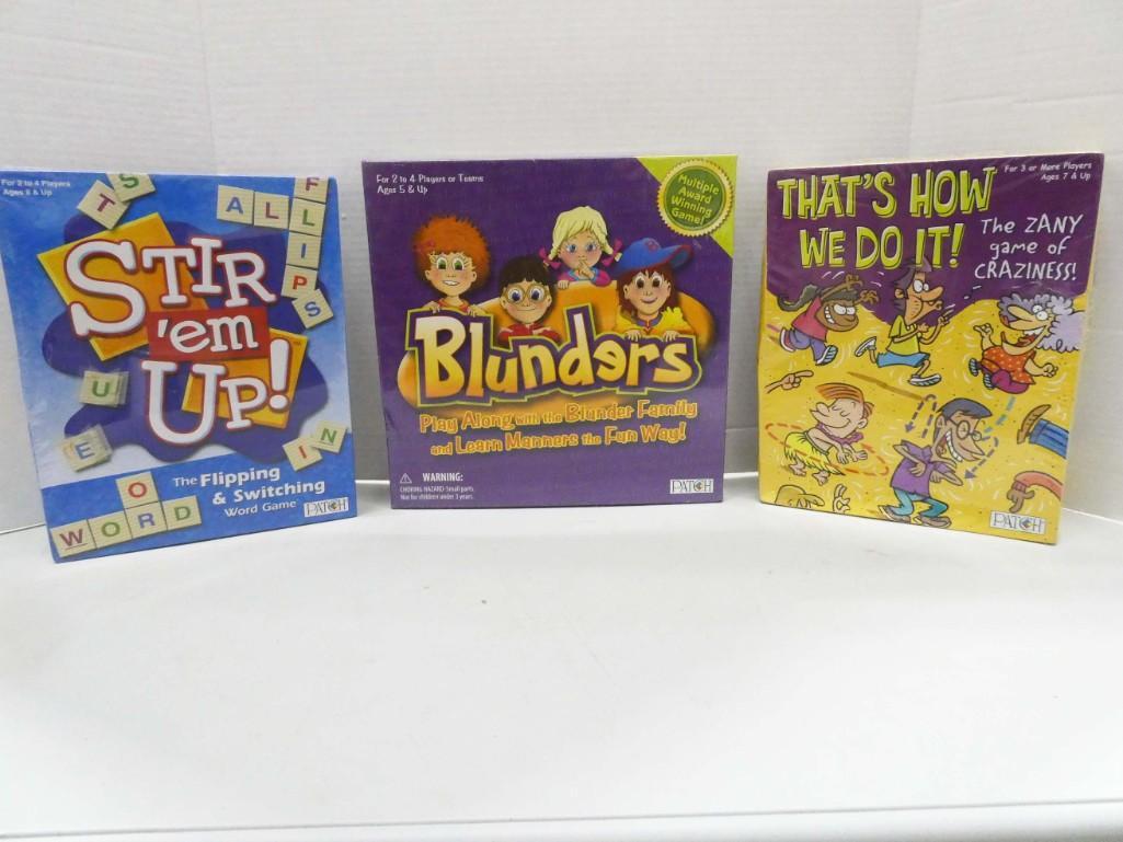3 New Games incl Stir em Up , Blunders , That's How We (1 of 1)