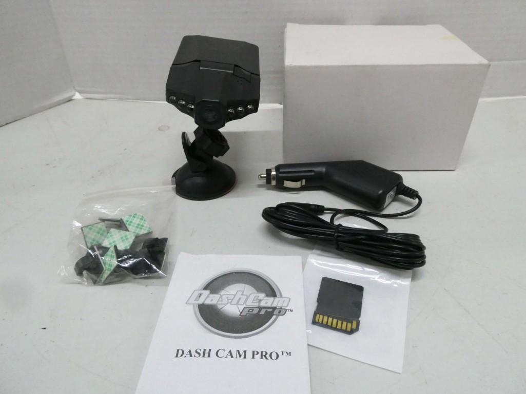 Dash Cam Pro Dash Camera: Dash Cam Pro Dash Camera Condition: appears new in box but is untested