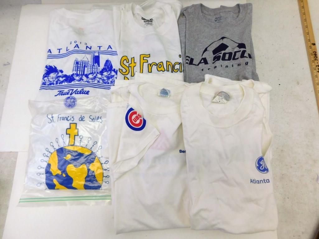 Lot of T Shirts incl Chicago Cubs , Atlanta True Value (1 of 2)