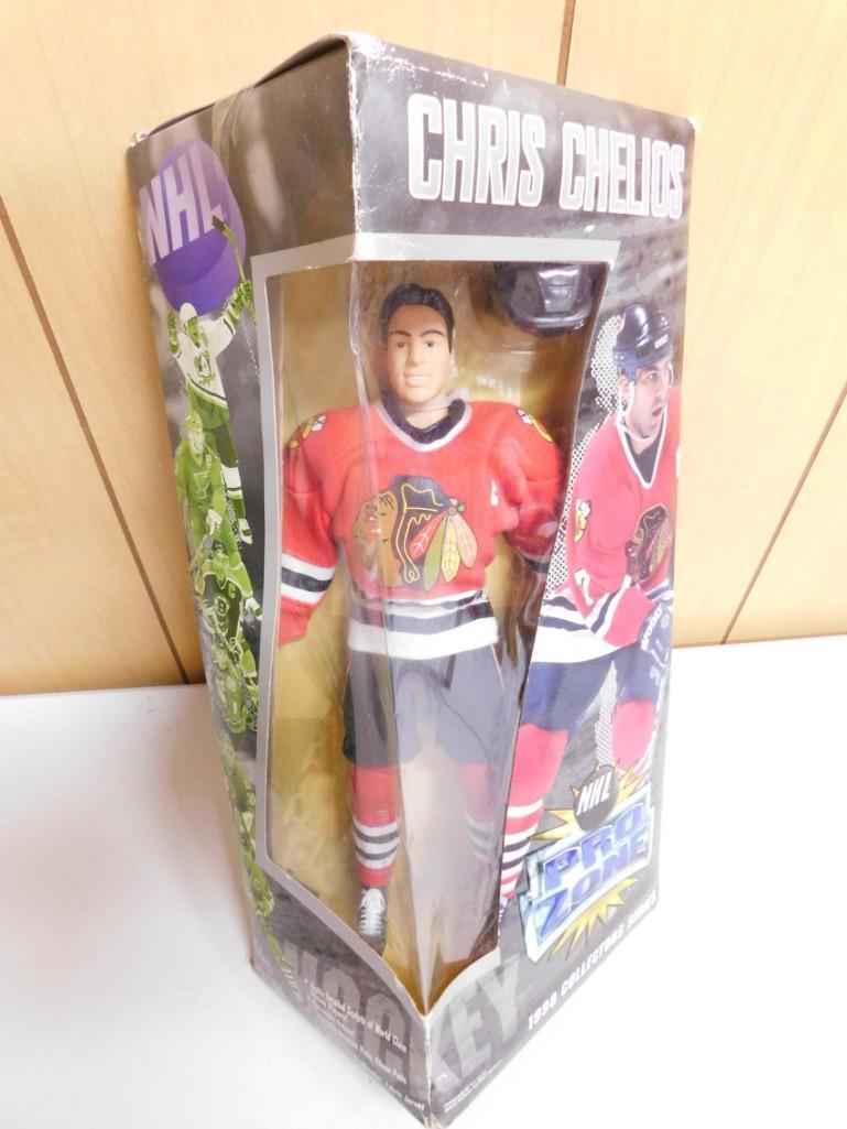 Chris Chelios NHL Pro Zone 12" Action Figure New Old Stock (1 of 4)