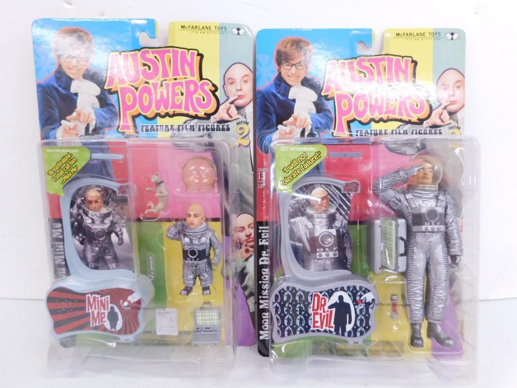 2 Austin Powers Action Figures New Old Stock (1 of 3)