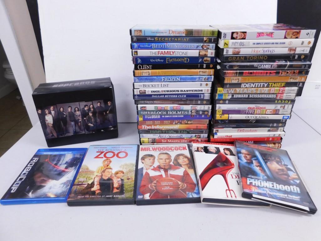Lot of DVDs incl The Sopranos TV Series , Ray , Robocop , Frozen , etc (1 of 4)