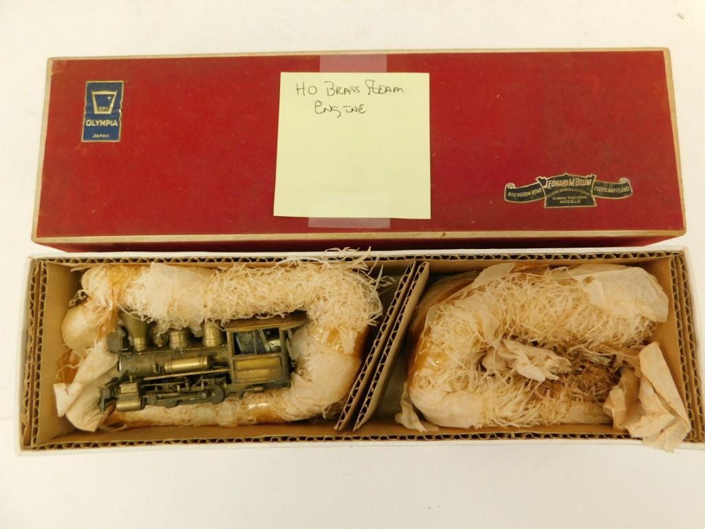 Vintage HO Brass Steam Engine in Original Box (1 of 7)