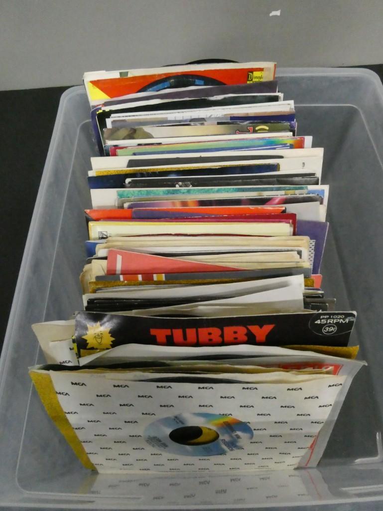 Lot of 45 RPM Vinyl Records incl Elton John, Paul McCartney, Steve Martin, etc: Lot of 45 RPM Vinyl Records incl Elton John, Paul McCartney, Steve Martin, etc