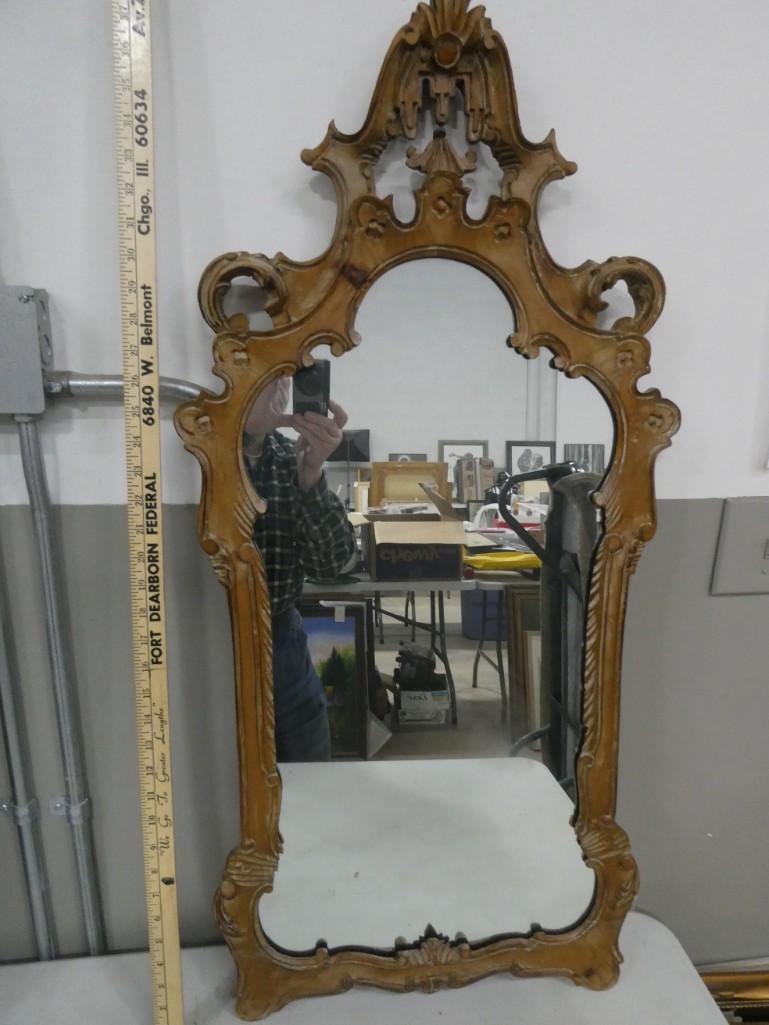 Vintage Wall Mirror Hand Carved (1 of 1)