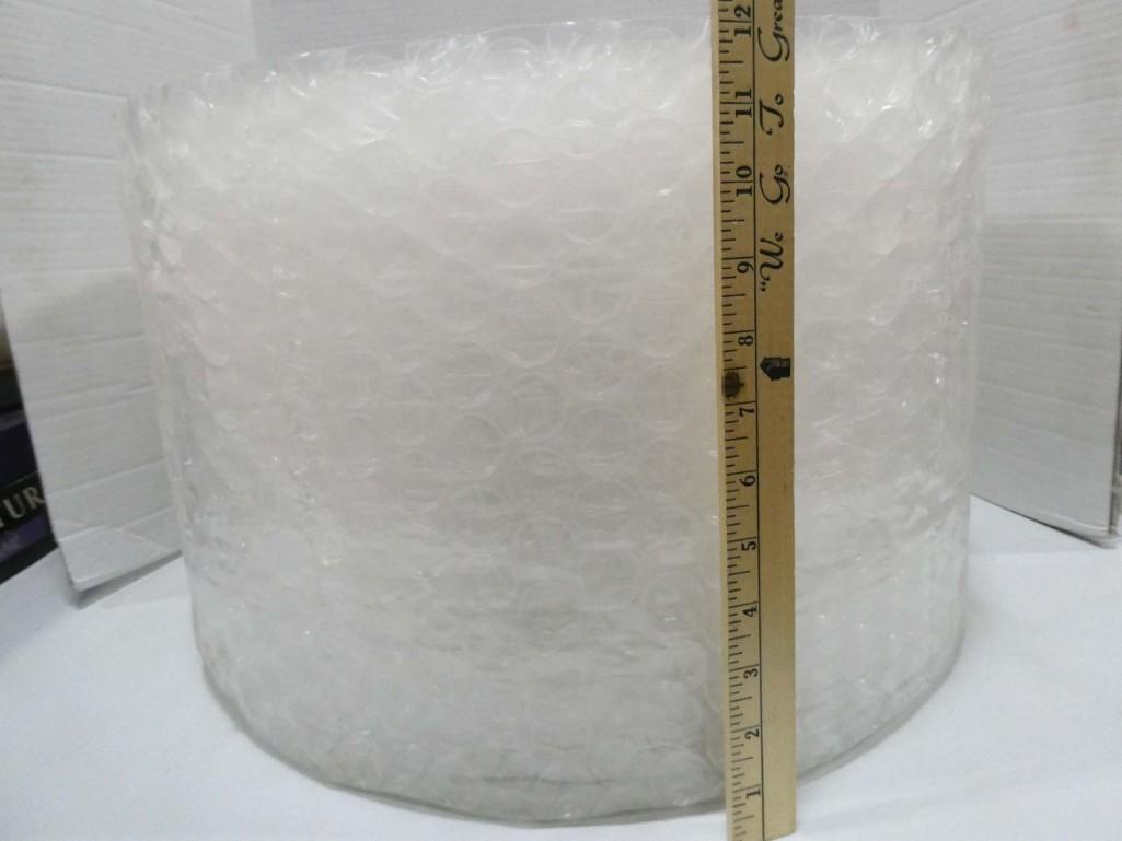 New Roll of Bubble Wrap Staples Extra Cushion 12"x100ft , Perforated: New Roll of Bubble Wrap Staples Extra Cushion 12"x100ft , Perforated . Larger sized bubbles