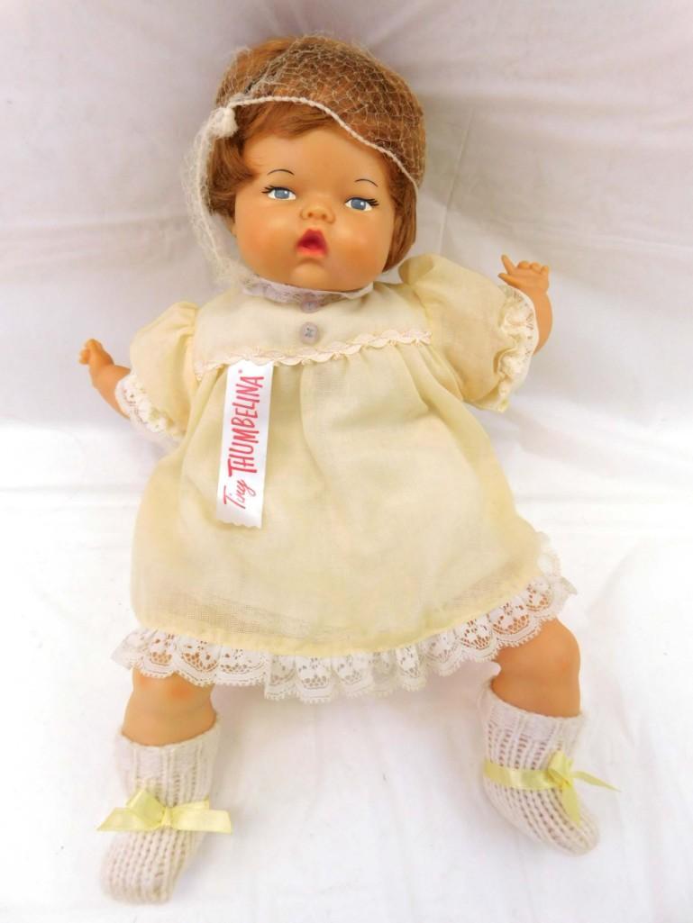 Ashton Drake Reproduction Tiny Thumbelina 14" Wind Up doll: Ashton Drake Reproduction Tiny Thumbelina 14" Wind Up doll . Wind up doll, works. Original outfit. No papers or box
