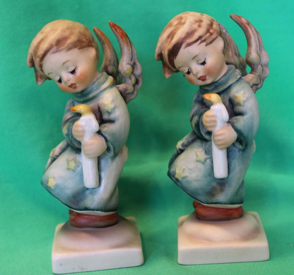 2 Goebel Hummel Figurines incl Heavenly Angel TMK 3 and Heavenly Angel TMK 6 (1 of 5)