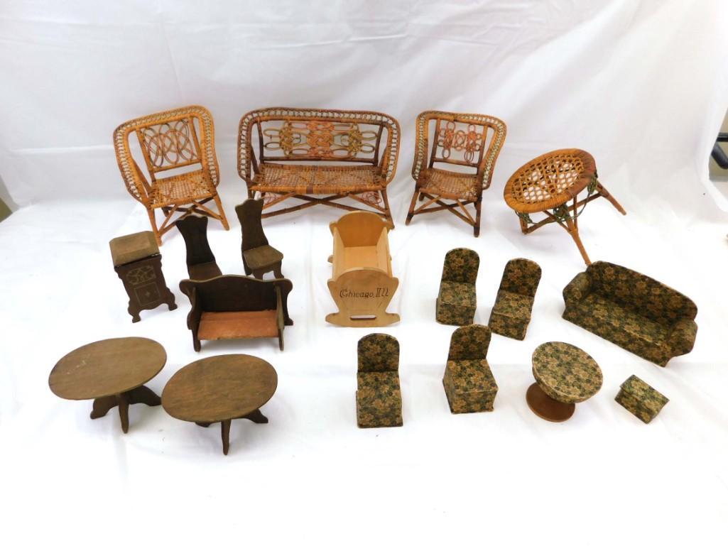 Vintage dollhouse miniatures deals