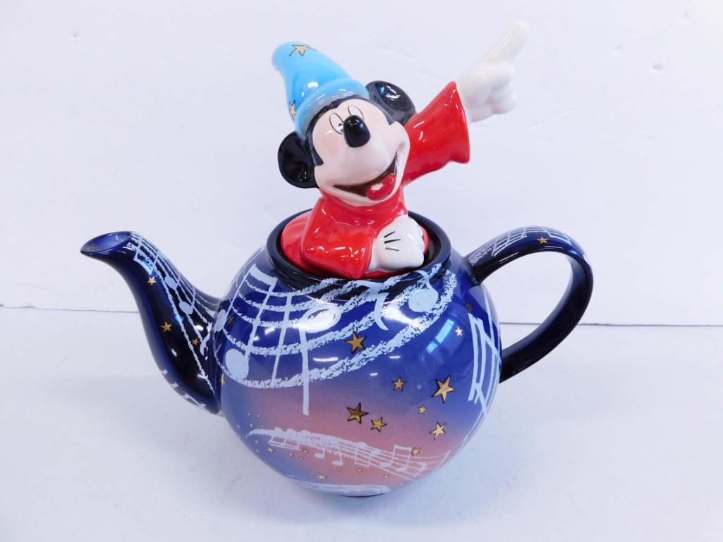 Disney Fantasia Sorcerer's Apprentice Mickey Mouse Teapot (1 of 8)