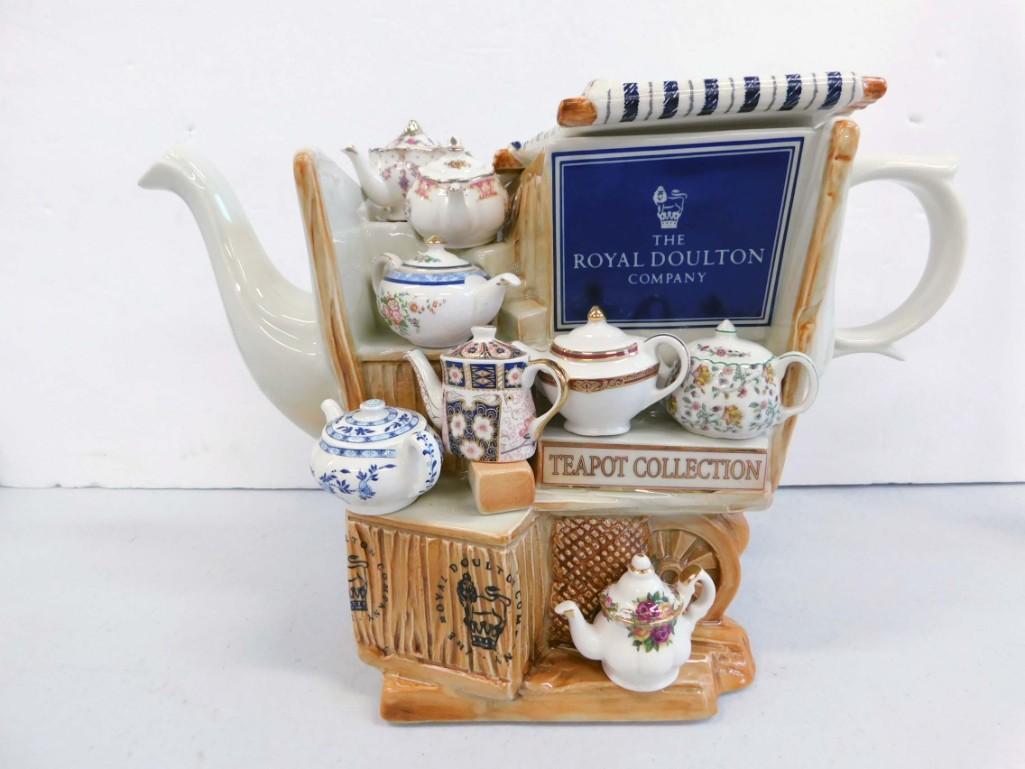 Royal Doulton Teapot Store Display Paul Cardew limited Edition Numbered 373/5000 (1 of 7)