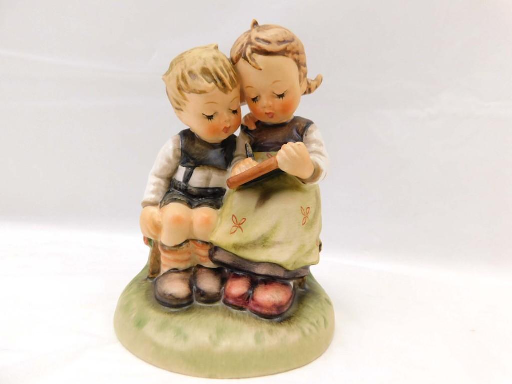 Goebel Hummel Sisters Figurine Signed on Bottom 4" Tall (1 of 4)